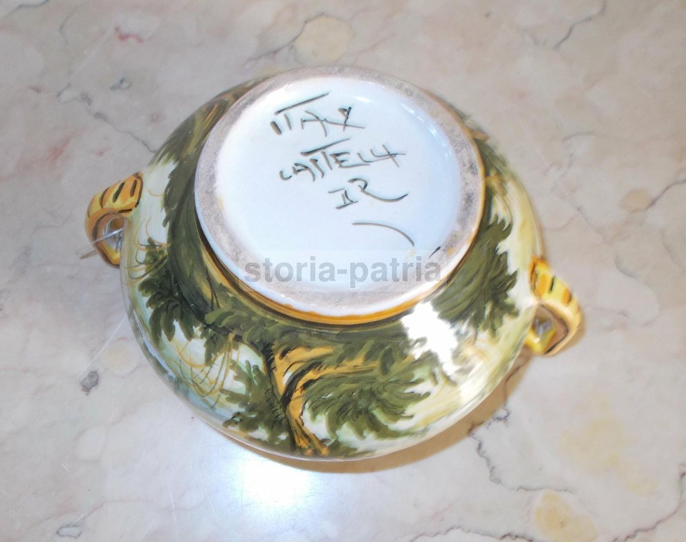 Ceramica Maiolica Castelli Abruzzo Dipinta A Mano Anni '30 '50