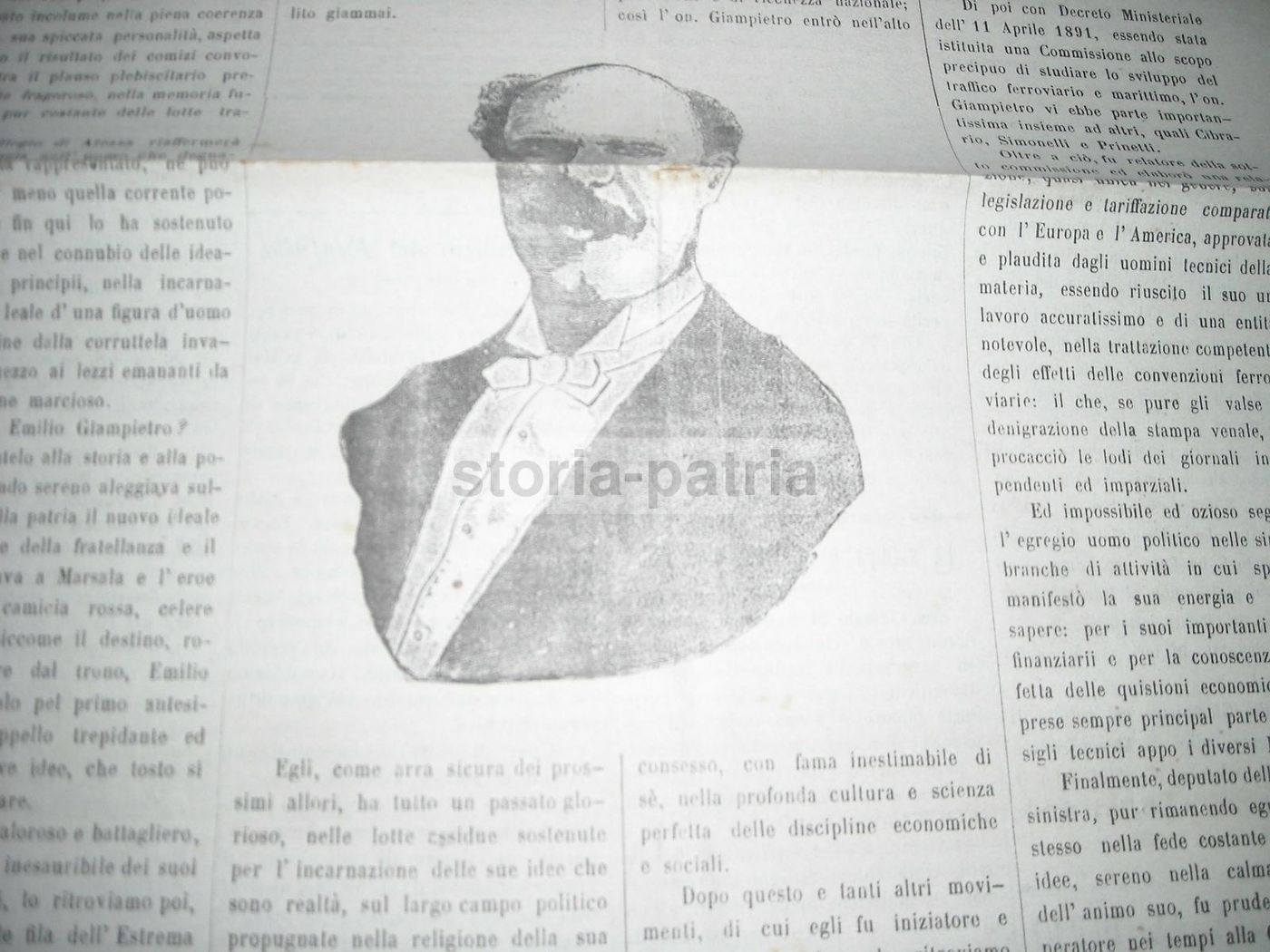 Giornale Popolo Abruzzese 1897 Lanciano Propaganda Giampietro