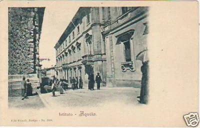 Cartolina Antica l'Aquila, Istituto, Fine '800 Inizio '900, Kunzli