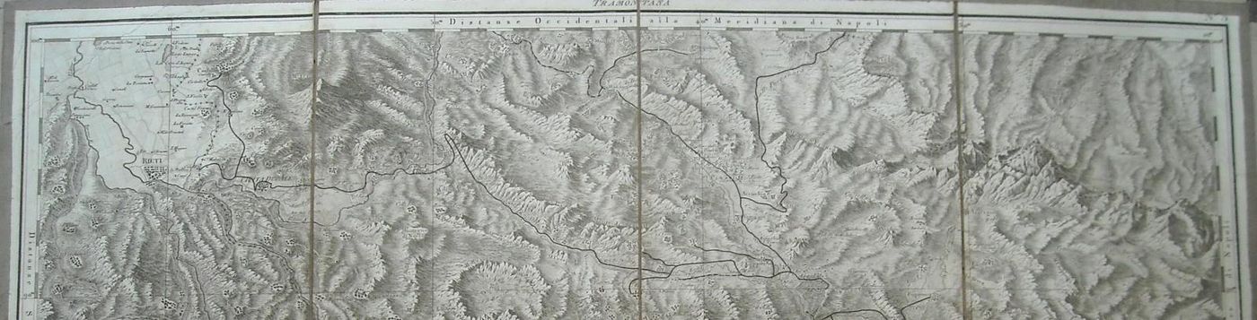 Mappa Antica Abruzzo Ultra II, Rizzi Zannoni 1806