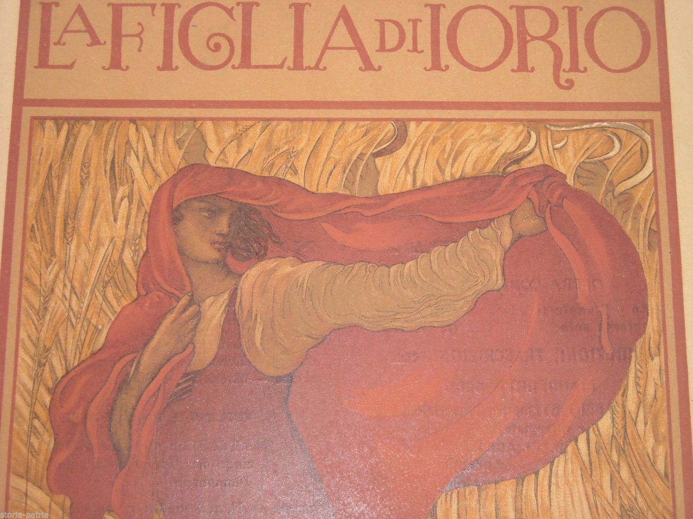 La Figlia Di Iorio d'Annunzio Franchetti Manifesto De Karolis 1900