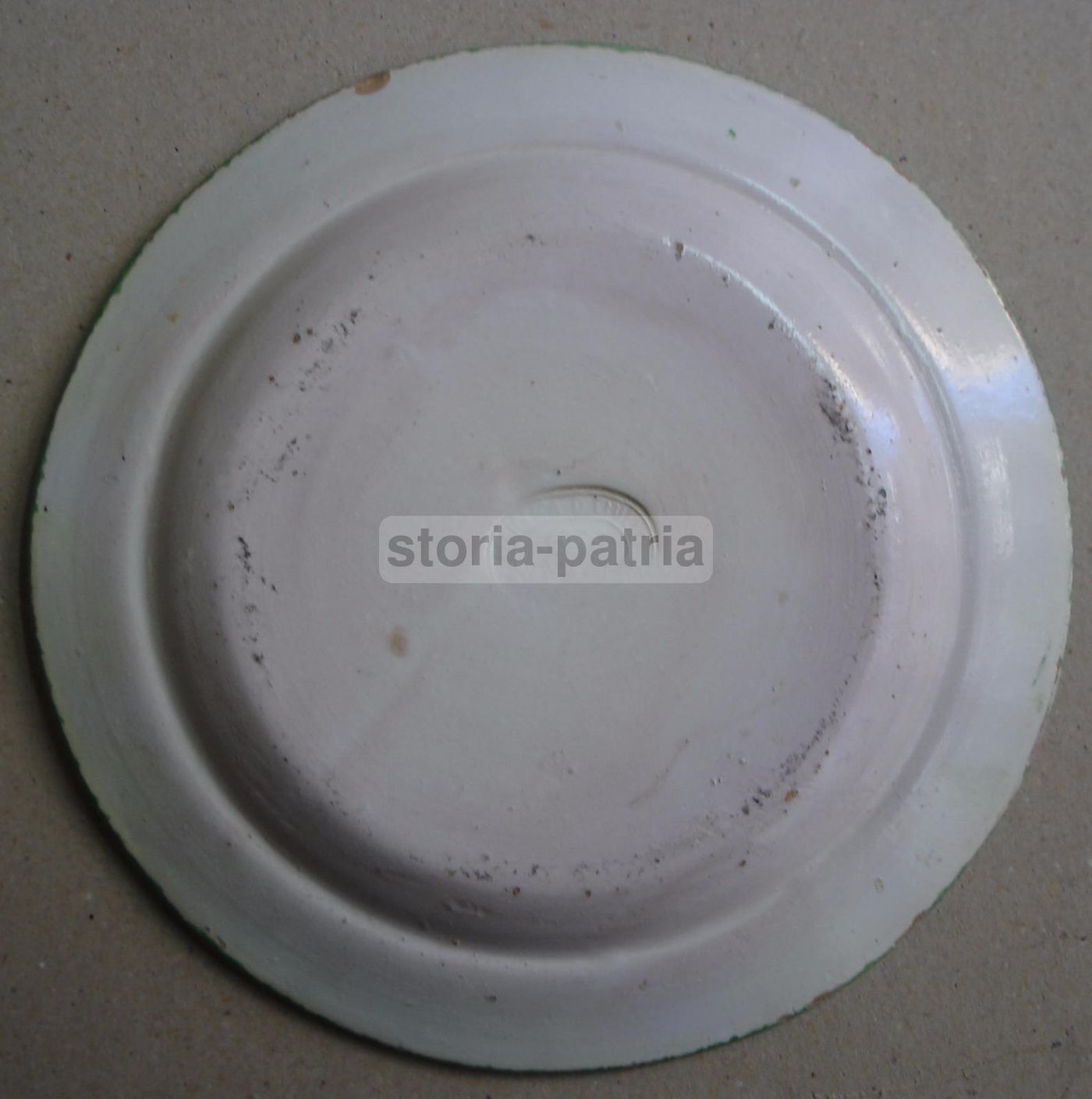 Piatto In Ceramica d'Emilio, Palena, Abruzzo, Decoro Floreale, Anni '20