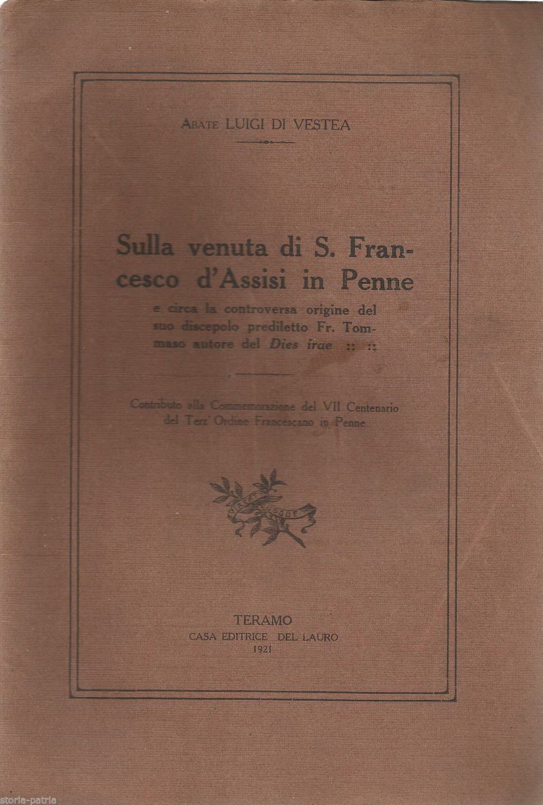San Francesco d'Assisi A Penne Di Luigi Di Vestea (1921)