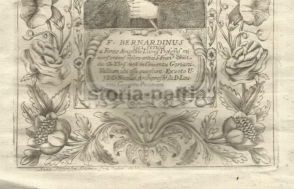 Stampa Popolare Di San Bernardino, Pettorano, Abruzzo. Incisione Di Anna Teresa Aranco