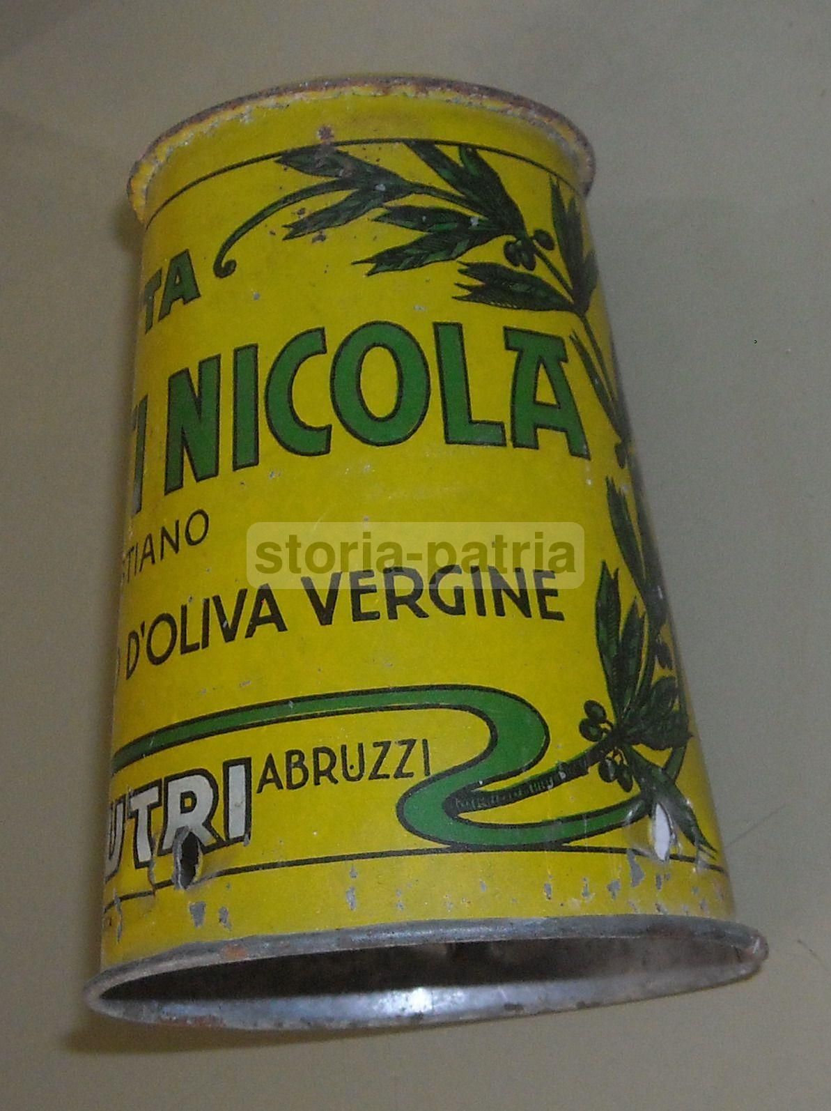 Latta Pubblicitaria Oleificio Mariotti, Pollutri (Abruzzo), Anni '30