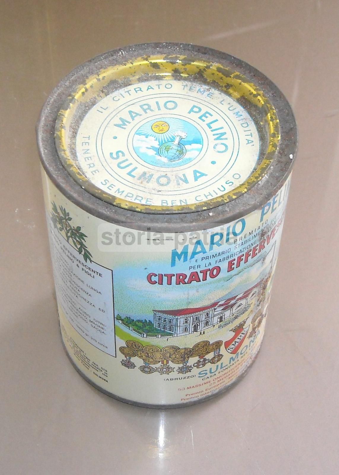 Scatola Pubblicitaria Citrato Effervescente Mario Pelino Sulmona