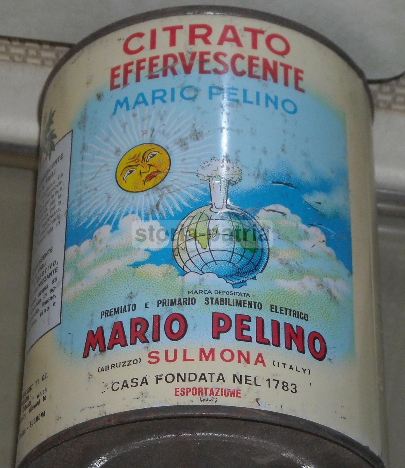 Scatola Pubblicitaria Citrato Effervescente Mario Pelino Sulmona