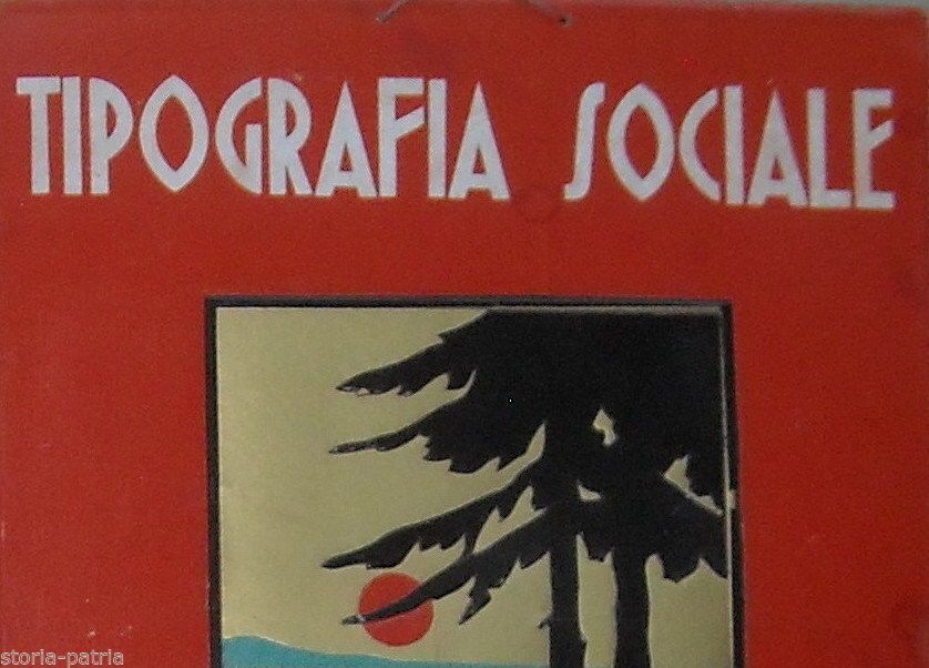Locandina Tipografia Sociale Sulmona, Anni '20 '30
