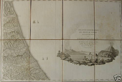 Mappa Antica Abruzzo, Teramo, Giulianova   Rizzi Zannoni, 1806