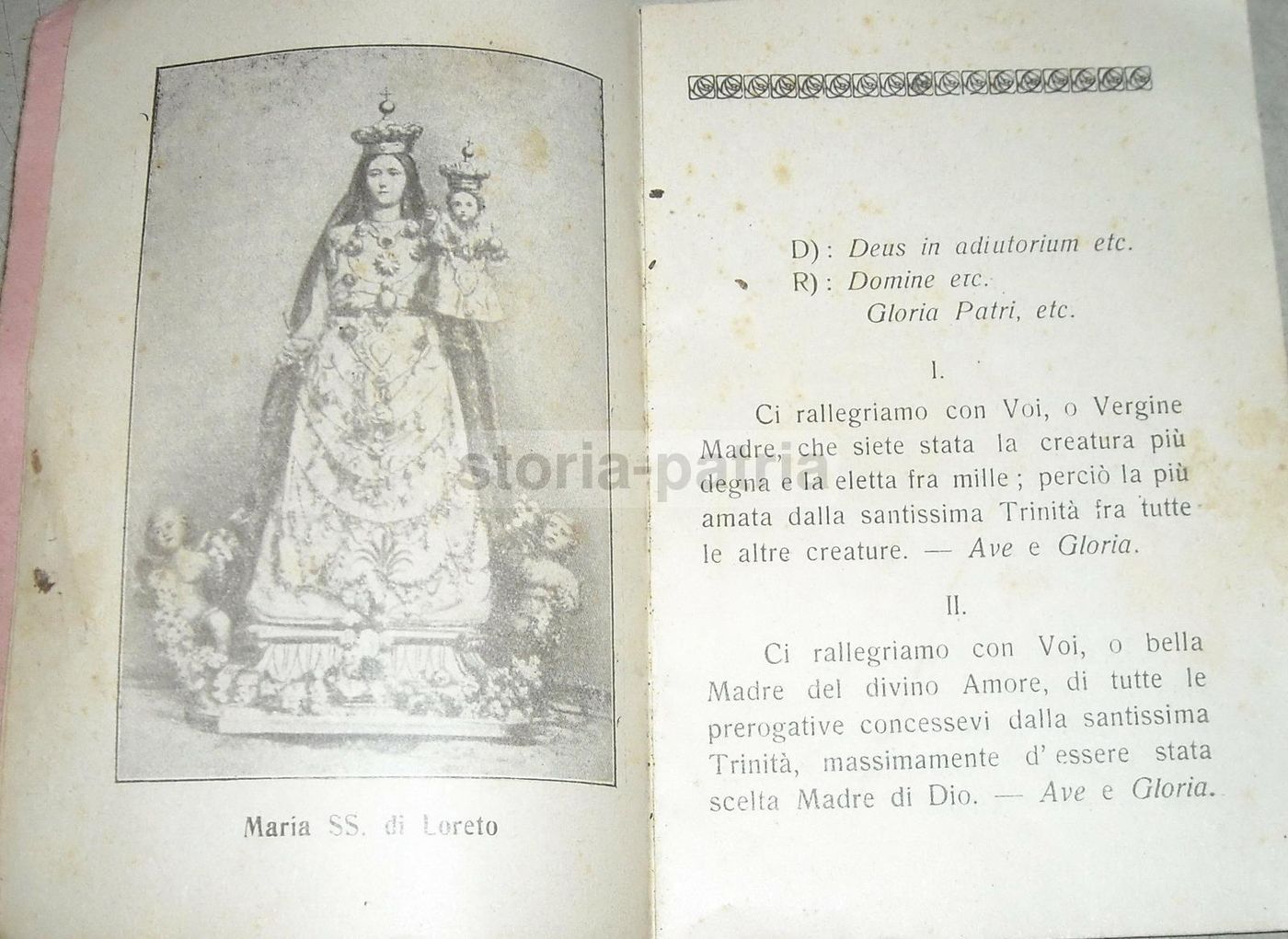 Novena In Onore Di Maria SS. Di Loreto, Torino Di Sangro (1939)