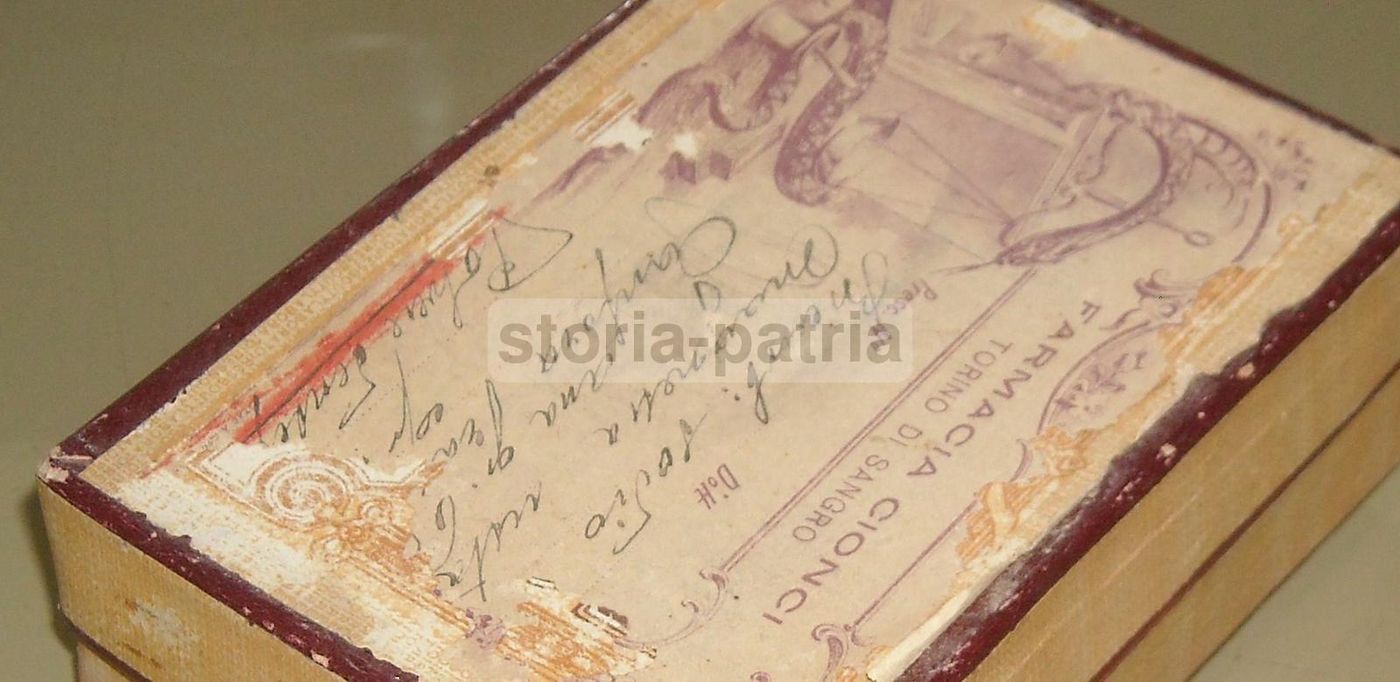 Antica Scatola Farmacia Cionci Torino Di Sangro Abruzzo Inizio 900
