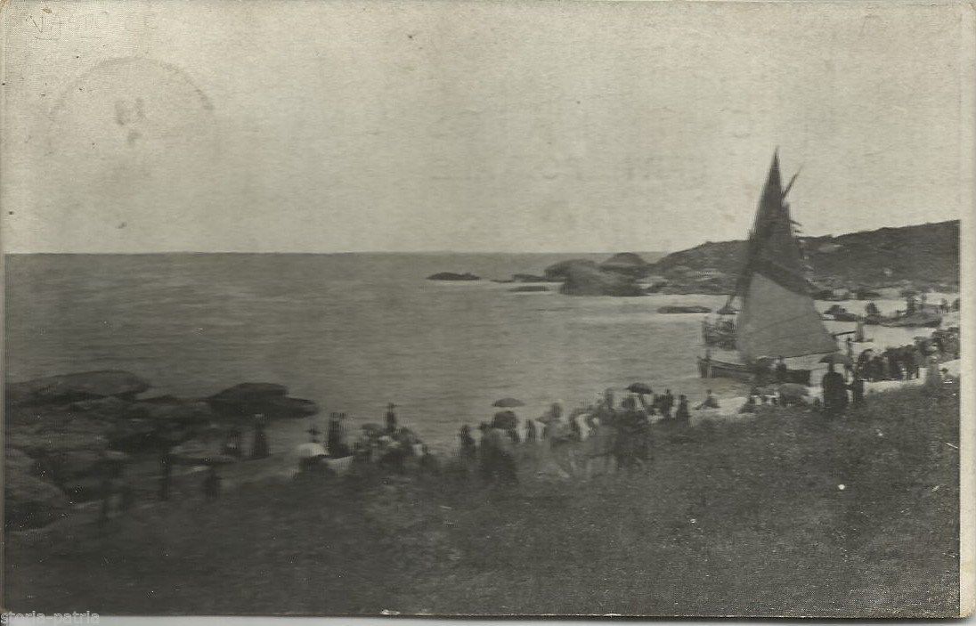 Vasto, Marina Della Meta. Cartolina Antica, 1913. Guasto Aymone, Abruzzo.