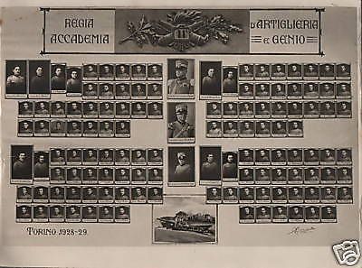 Fotografia Regia Accademia Artiglieria E Genio Torino 1928 29