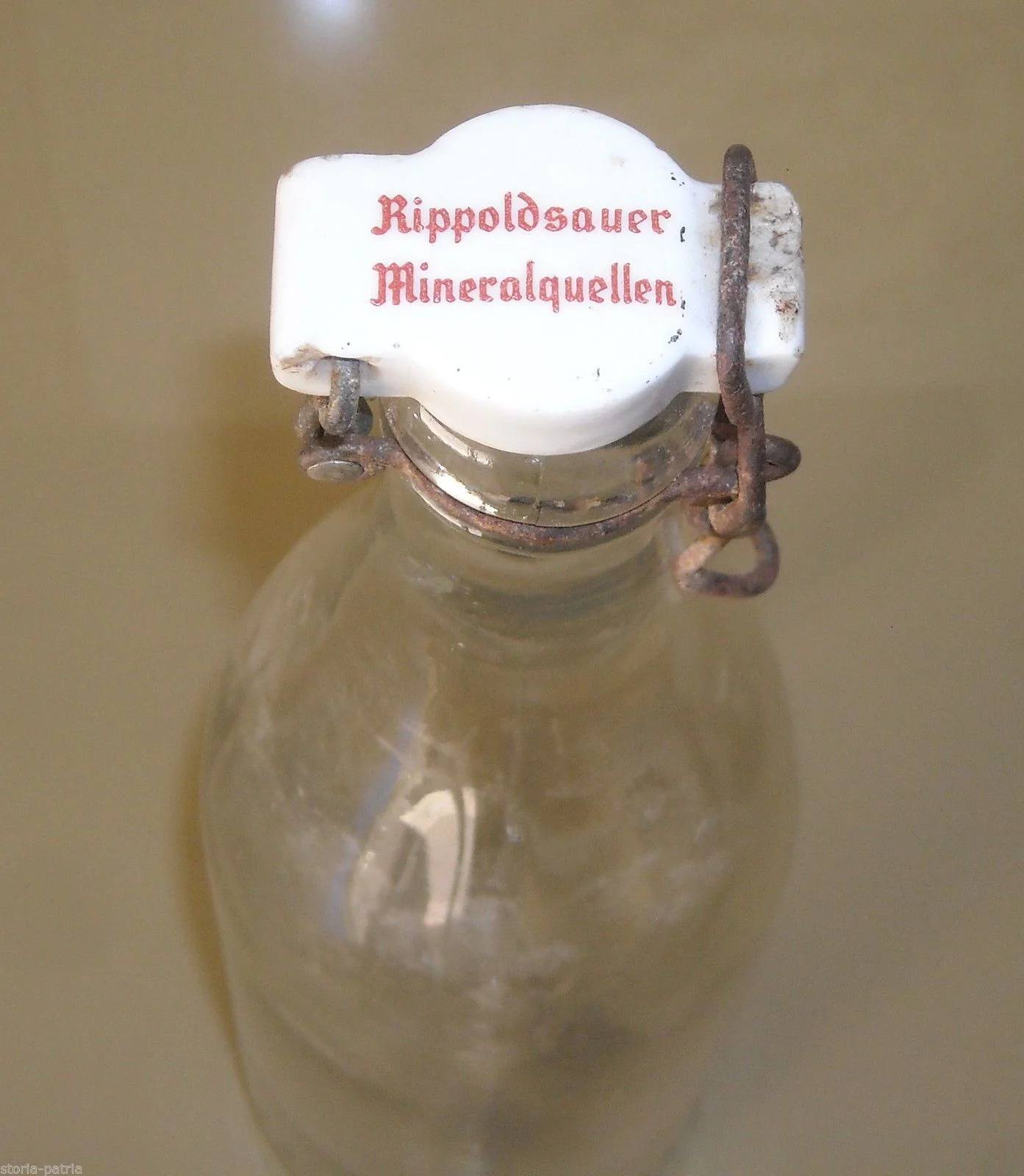 Peterstaler Rippoldsauer Mineral Water Bottle, 1930s Period