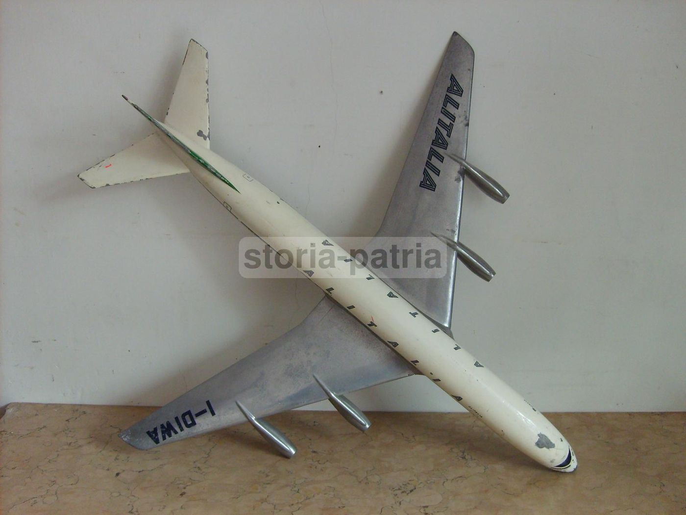 Modellino Aereo Alitalia Fonderia Nucci Roma, Anni '60