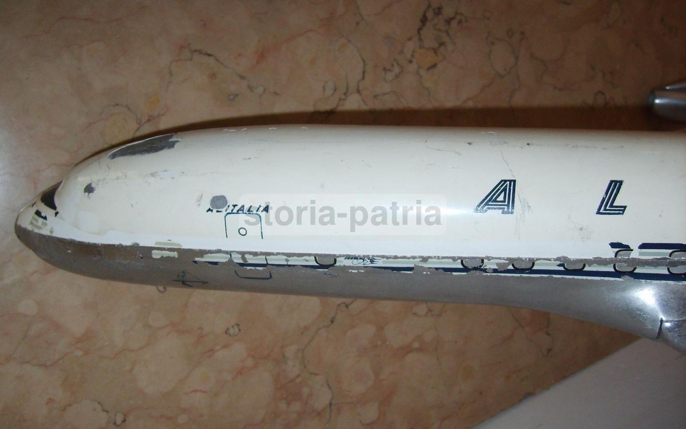Modellino Aereo Alitalia Fonderia Nucci Roma, Anni '60