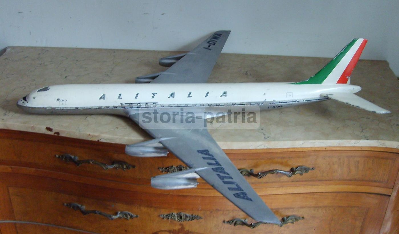 Modellino Aereo Alitalia Fonderia Nucci Roma Anni 60