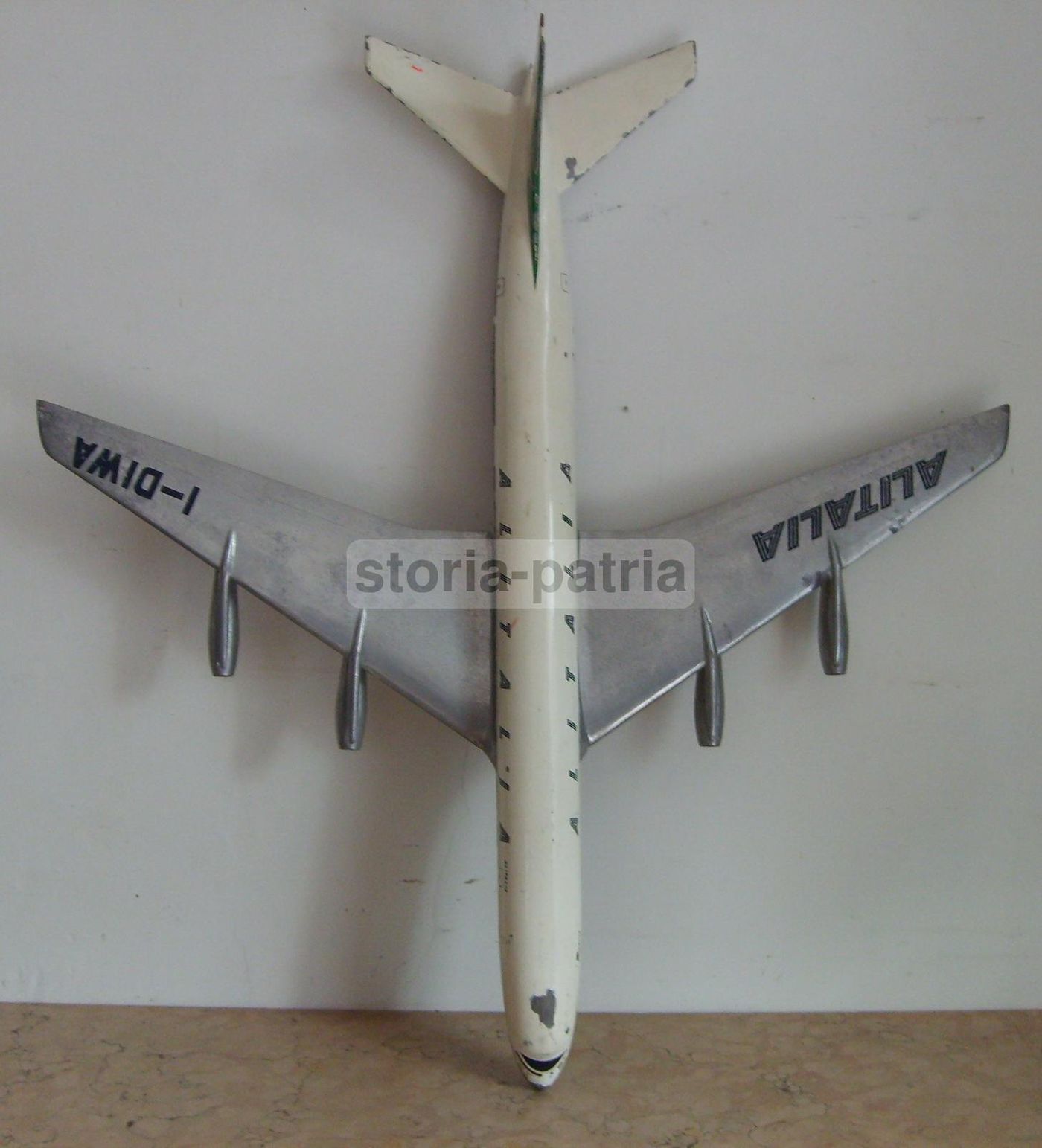 Modellino Aereo Alitalia Fonderia Nucci Roma, Anni '60