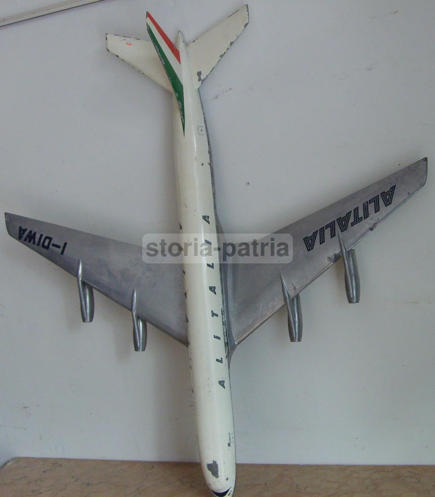 Modellino Aereo Alitalia Fonderia Nucci Roma Anni 60