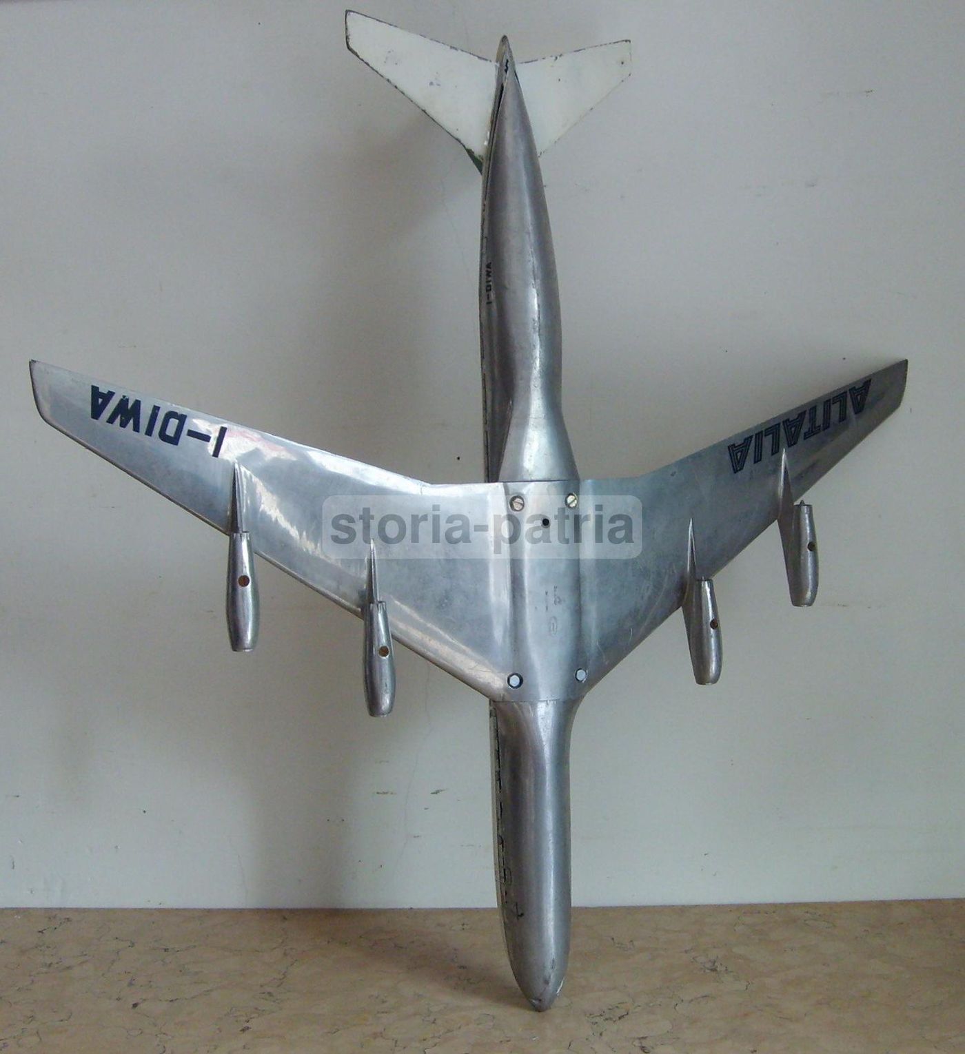 Modellino Aereo Alitalia Fonderia Nucci Roma, Anni '60