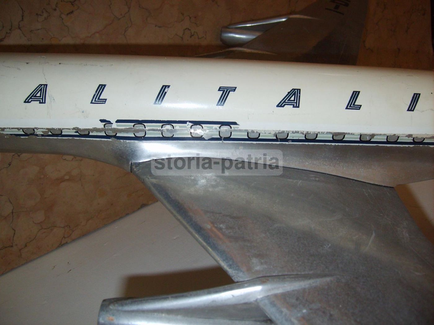 Modellino Aereo Alitalia Fonderia Nucci Roma, Anni '60