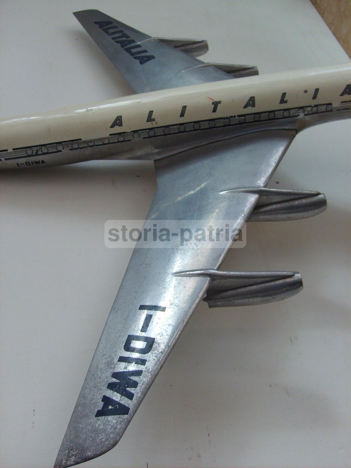 Modellino Aereo Alitalia Fonderia Nucci Roma Anni 60