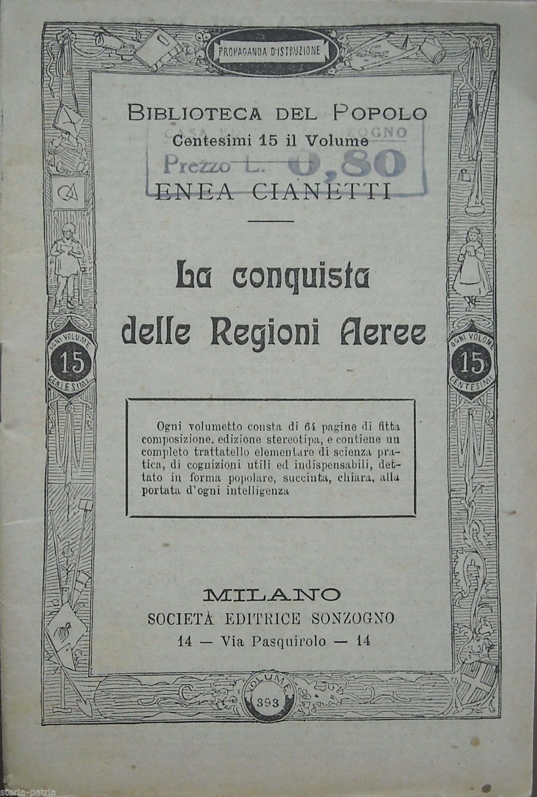 La Conquista Delle Regioni Aeree Di Enea Cianetti, 1905