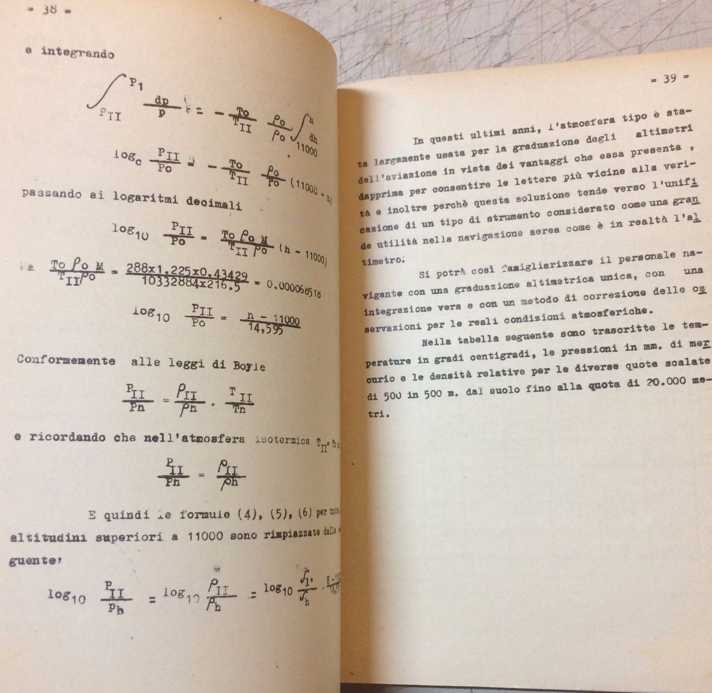 Filippo Eredia, Aerologia (Parte Prima), 1939