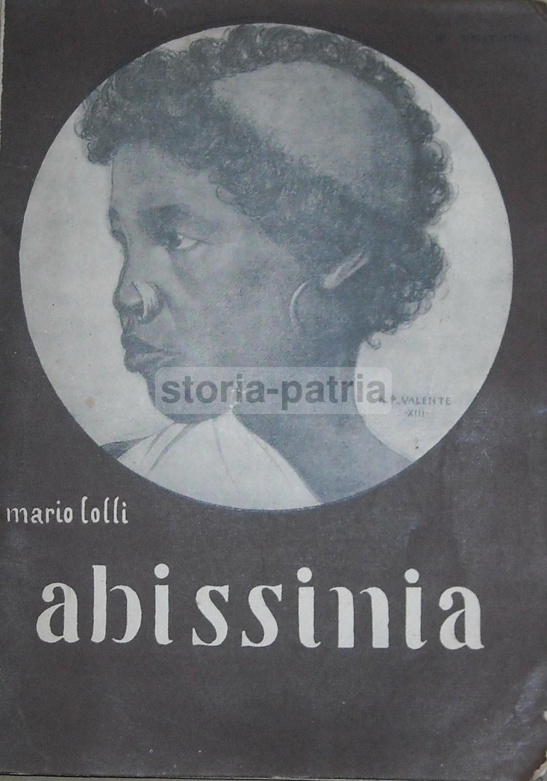 Abissinia Di Mario Lolli 1935 Con Mappa Colonie Africa Orientale