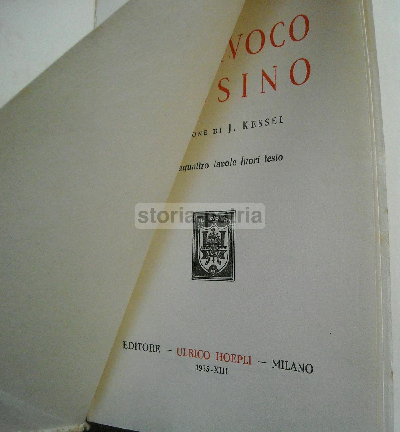 L'Equivoco Abissino. Agenore Frangipani, 1935. Etiopia, Colonia Italiana.