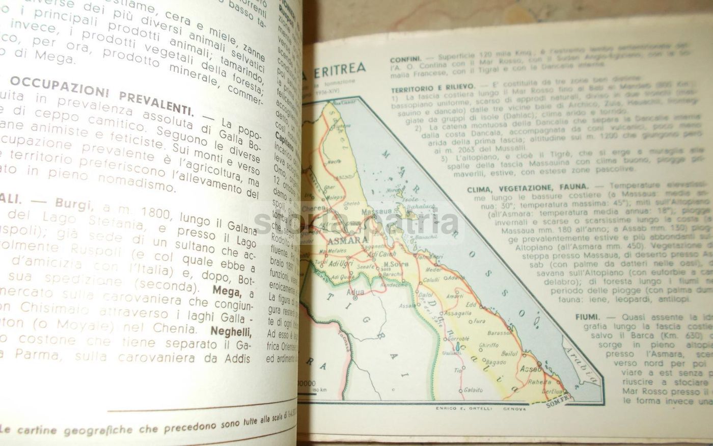 Atlante Etiopia 1936 Ortelli Con Pubblicità Fiat Sironi E Radio