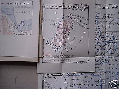 Etiopia d'Oggi, Corrado Zoli, 1935   Mappe Cartografiche Coloniali