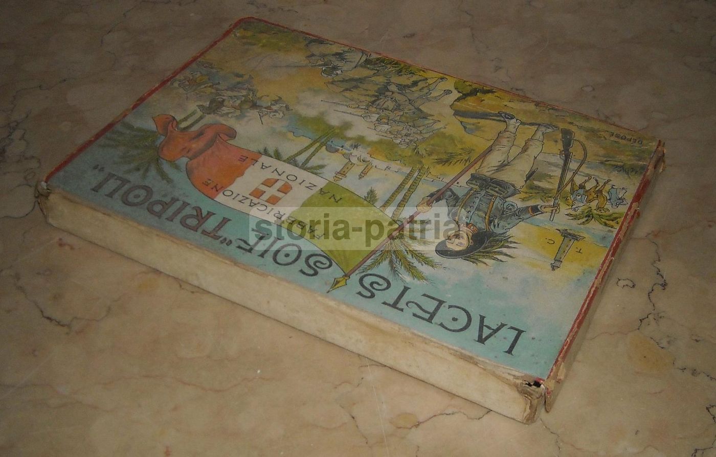 Scatola Pubblicitaria Tripoli Bersaglieri Colonie Italiane Anni '20