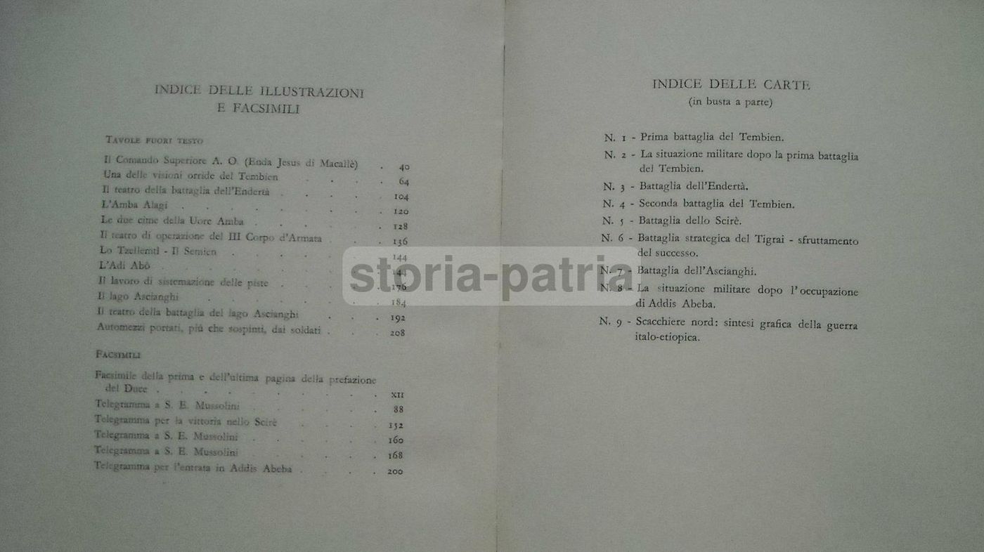 La Guerra d'Etiopia Di Pietro Badoglio, Mondadori 1936