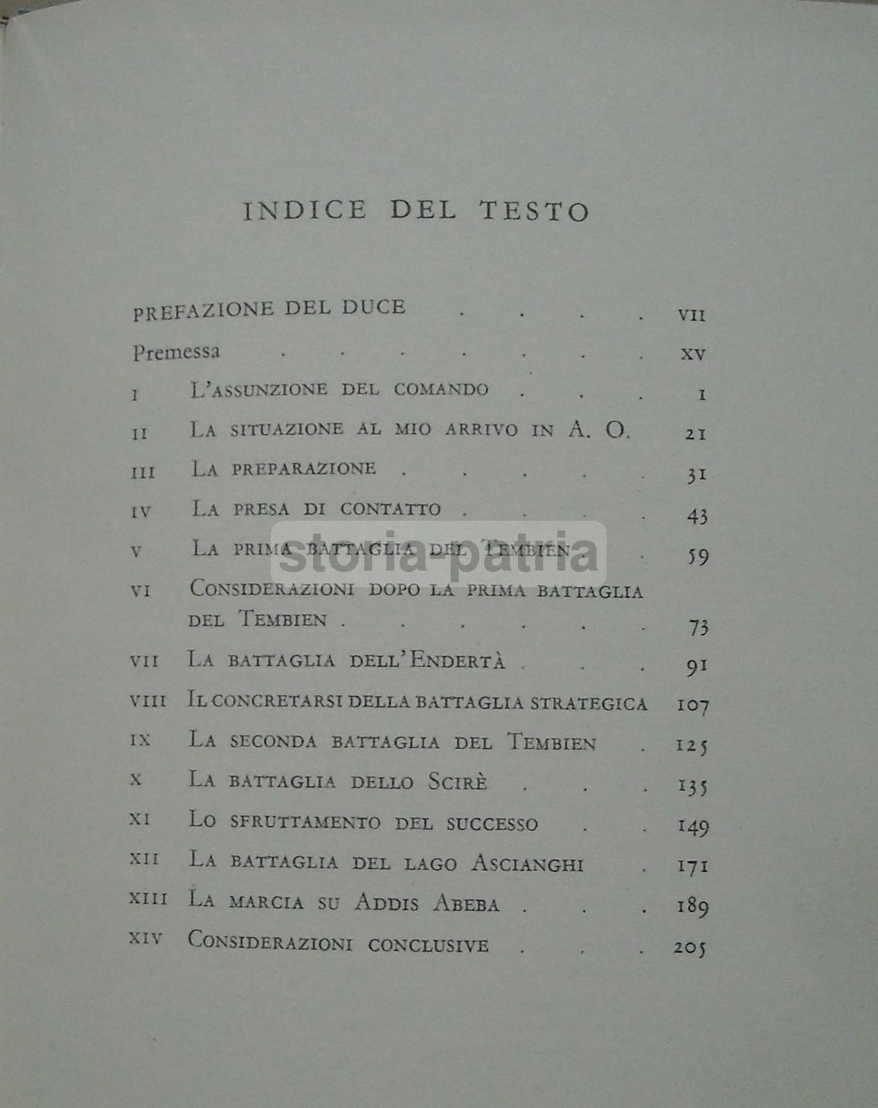 La Guerra d'Etiopia Di Pietro Badoglio, Mondadori 1936