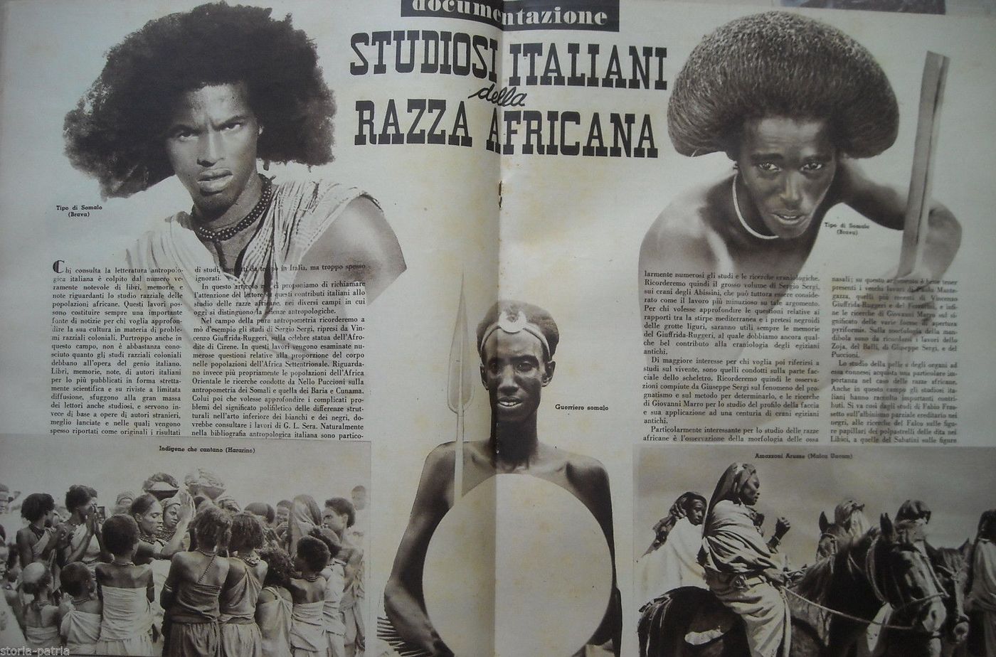 La Difesa Della Razza 1939: Impero Coloniale, Africa, Etiopia