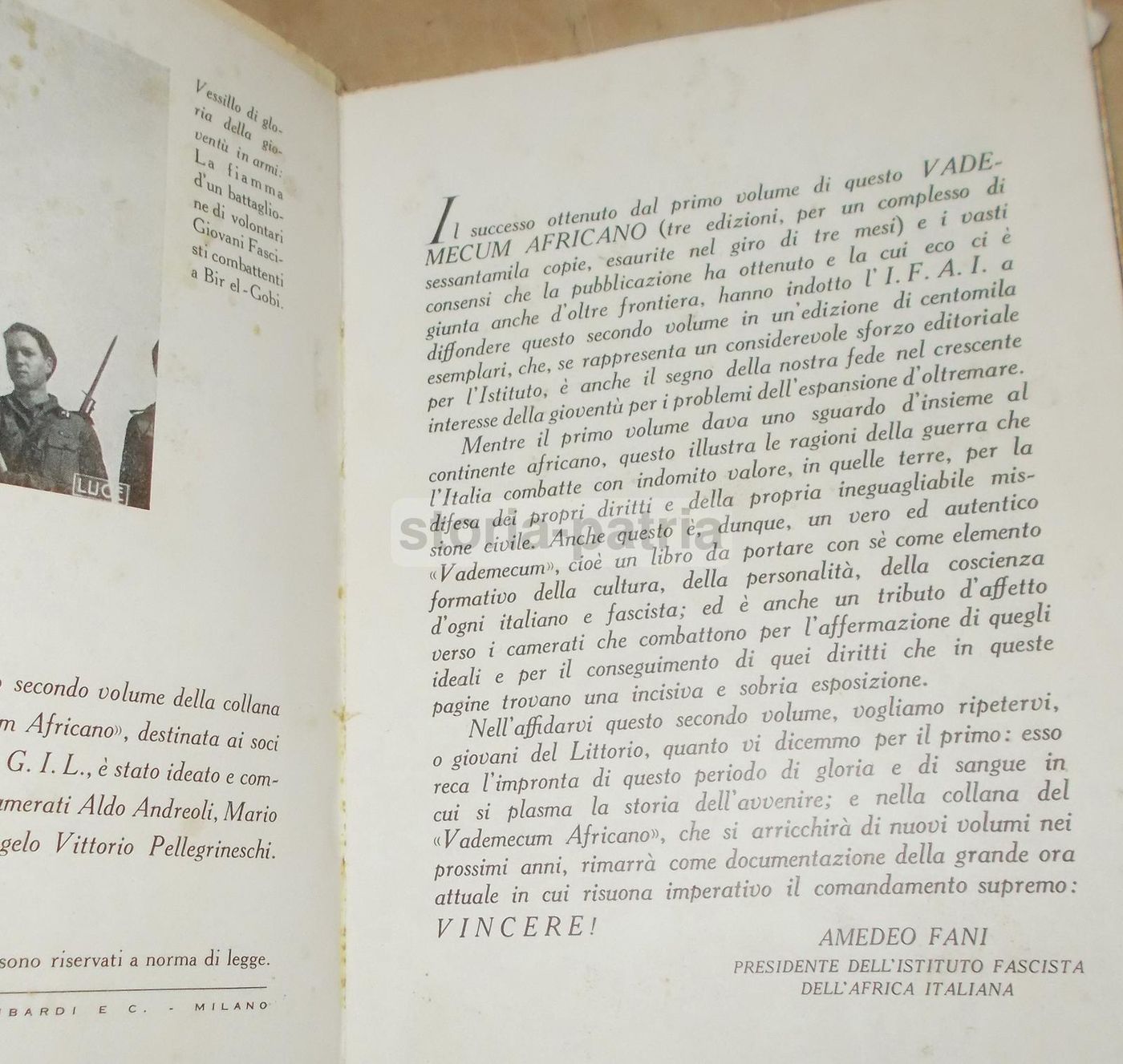 Vademecum Africano Vol. 2, Ifai, Anno XXI Con Mappe Colonie Italiane