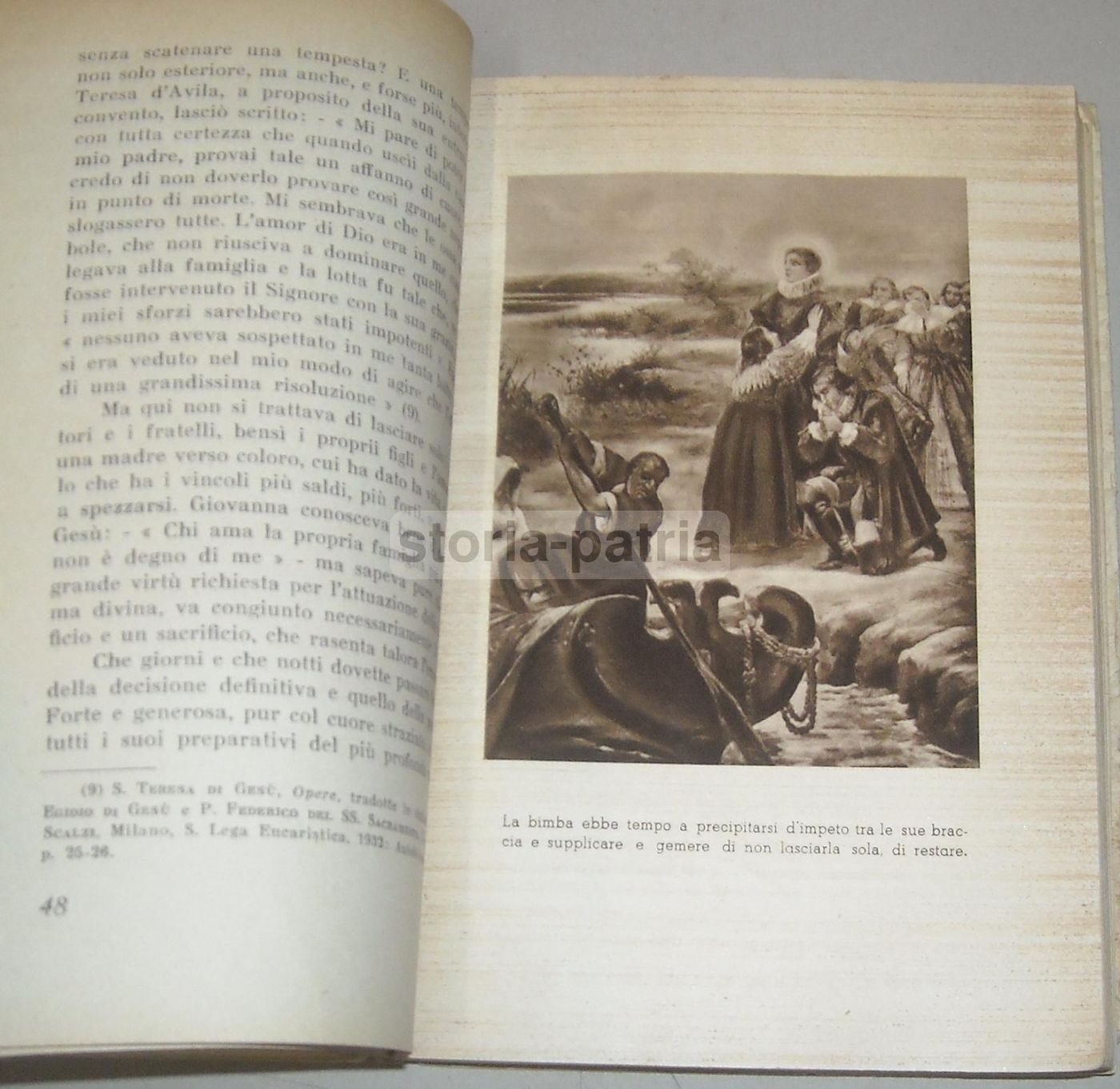 Santa Giovanna De Lestonnac. Celestino Testore, 1949. Agiografia