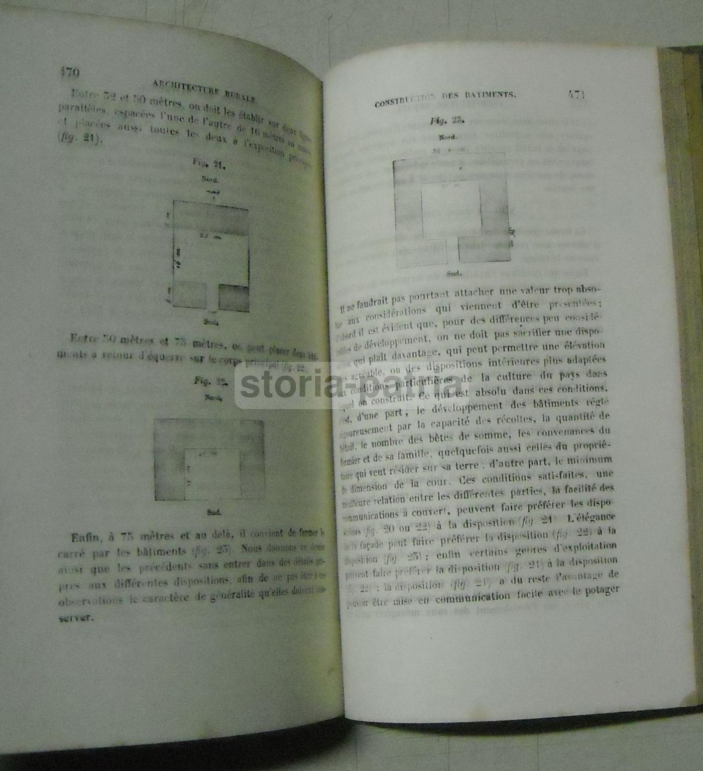 Cours d'Agriculture   Conte De Gasparin   Meteorologia E Architettura Rurale   1850 Circa