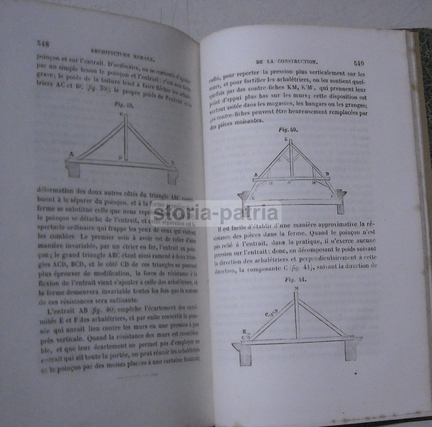 Cours d'Agriculture   Conte De Gasparin   Meteorologia E Architettura Rurale   1850 Circa