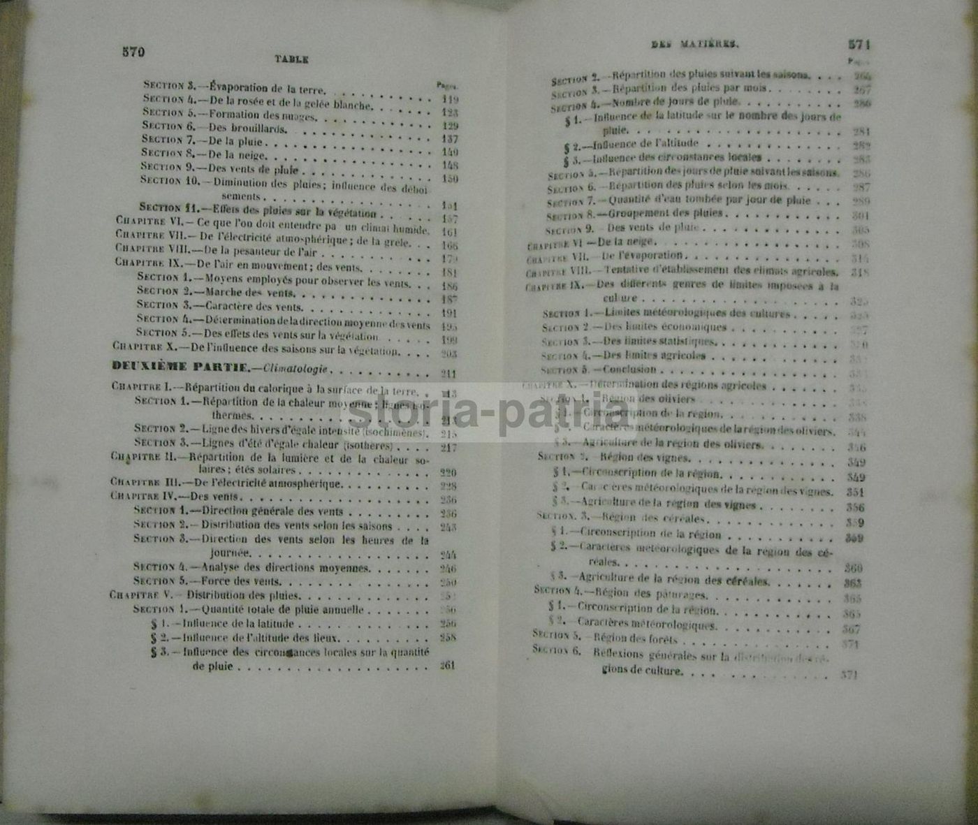 Cours d'Agriculture   Conte De Gasparin   Meteorologia E Architettura Rurale   1850 Circa