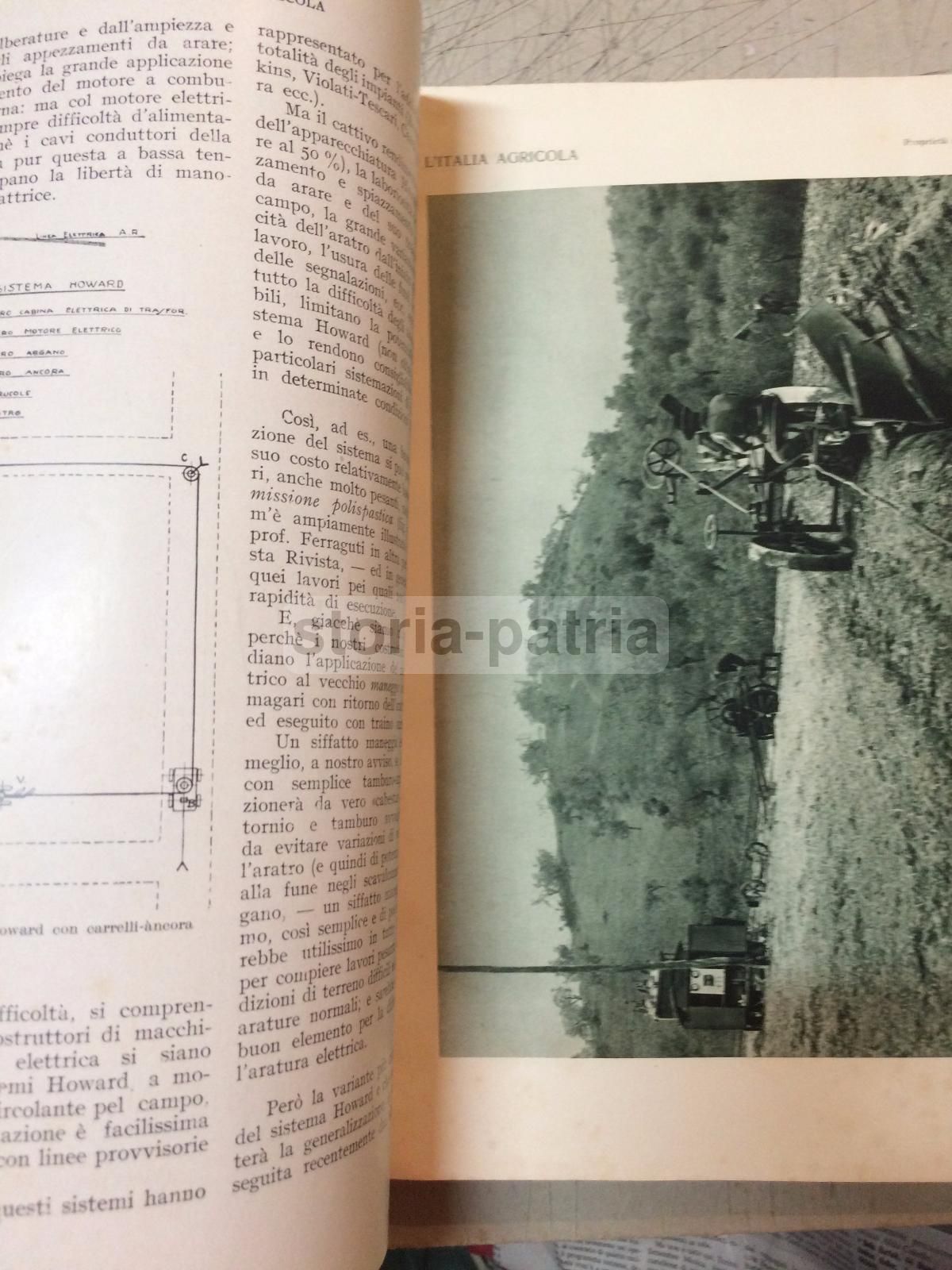 L'Italia Agricola 1930: Elettricità E Agricoltura (Sicilia, Puglia, Basilicata)