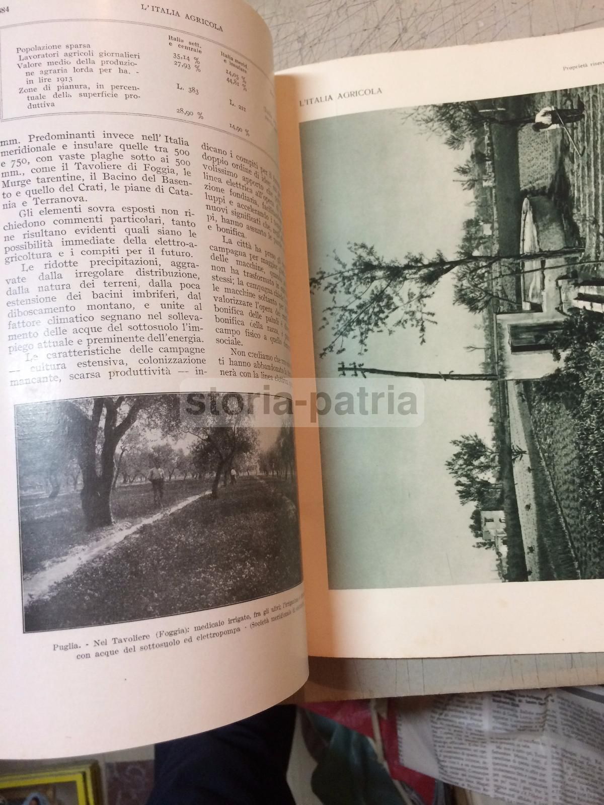 L'Italia Agricola 1930: Elettricità E Agricoltura (Sicilia, Puglia, Basilicata)