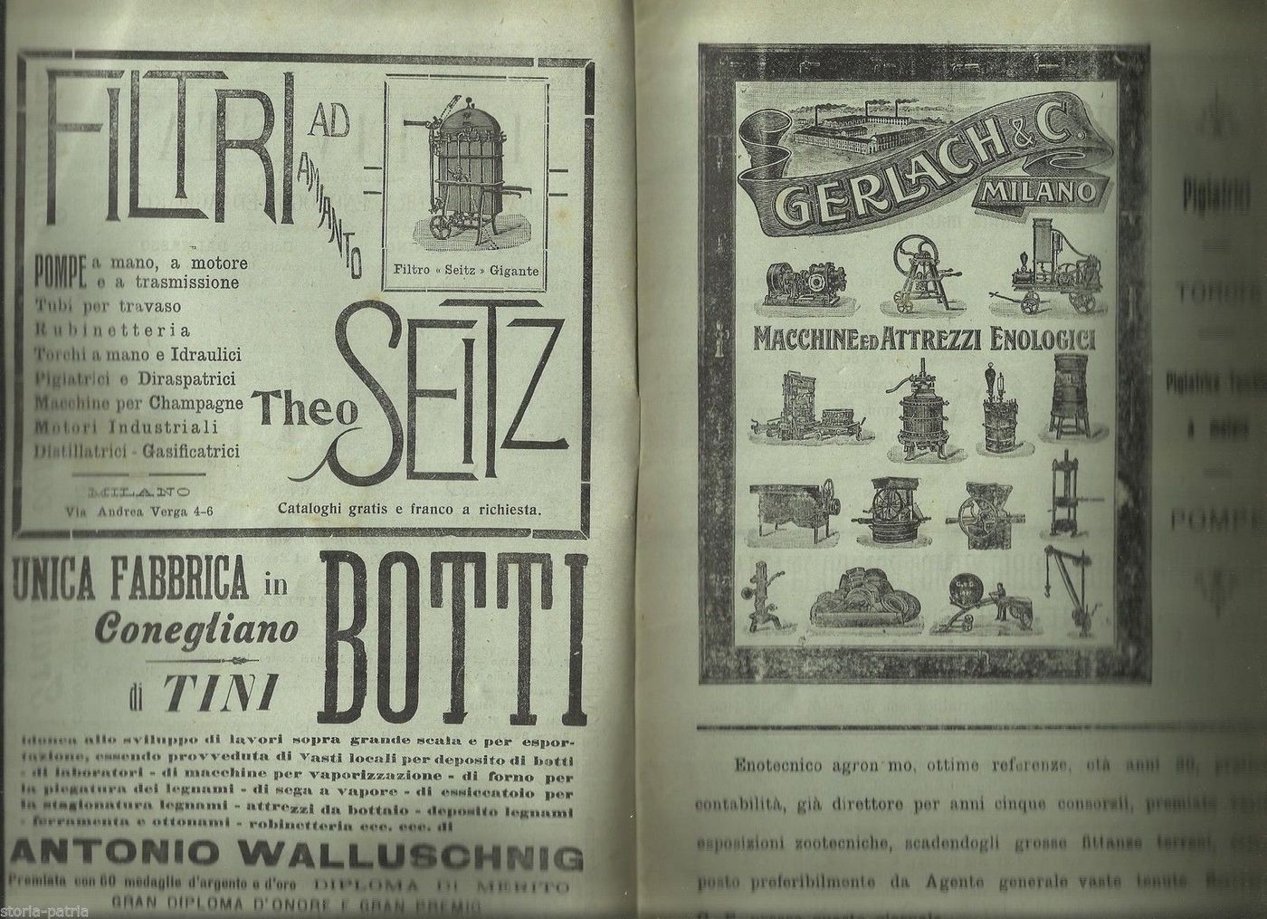 Rivista Di Viticoltura, Enologia Ed Agraria   Conegliano, 1914