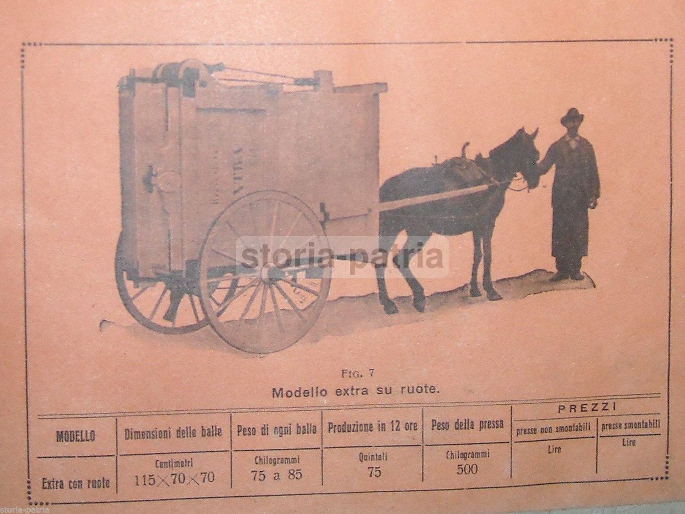 Depliant Pressa Foraggi "Semplicissima" Franchini Firenze Anni '30