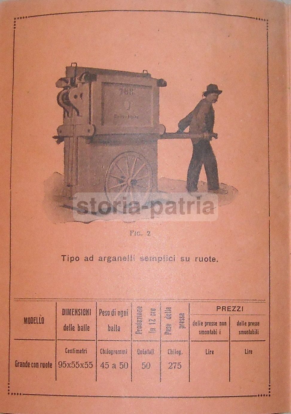 Depliant Pressa Foraggi "Semplicissima" Franchini Firenze Anni '30
