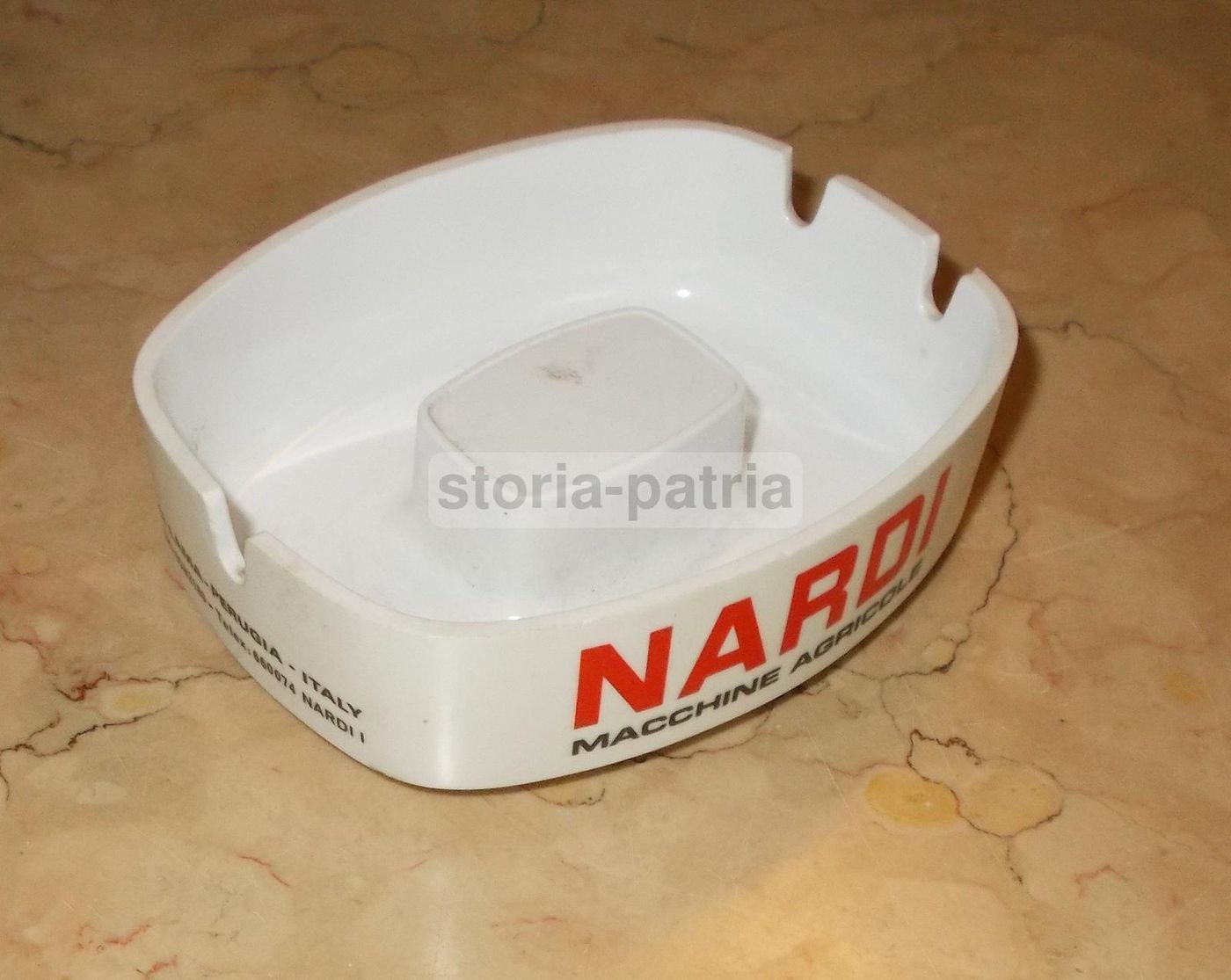 Posacenere Pubblicitario Nardi Macchine Agricole Perugia Anni 60 70