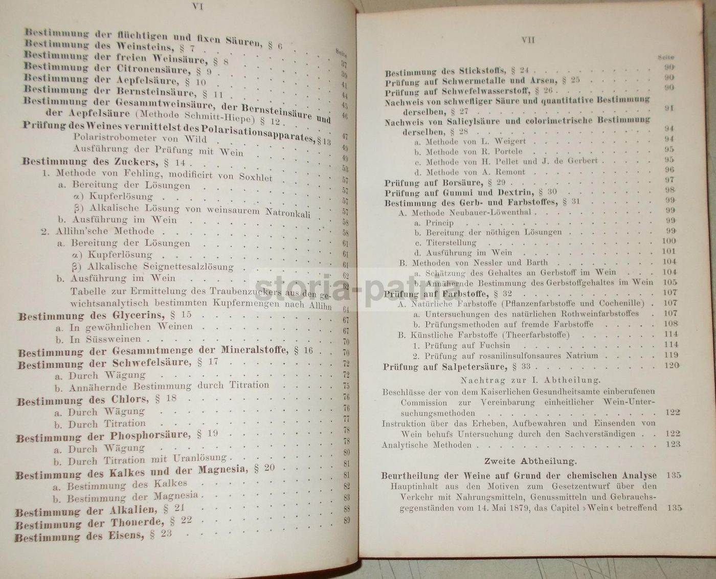 Analisi Del Vino: Borgmann E Fresenius (1884)   Enologia E Chimica
