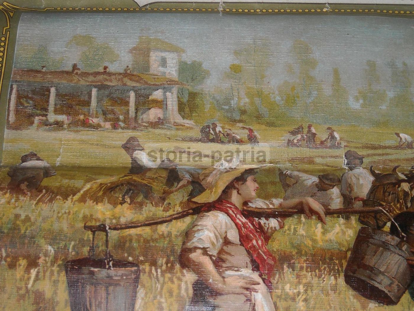 Manifesto Pubblicitario Società Anonima Assicurazioni Contro La Grandine, Milano 1907