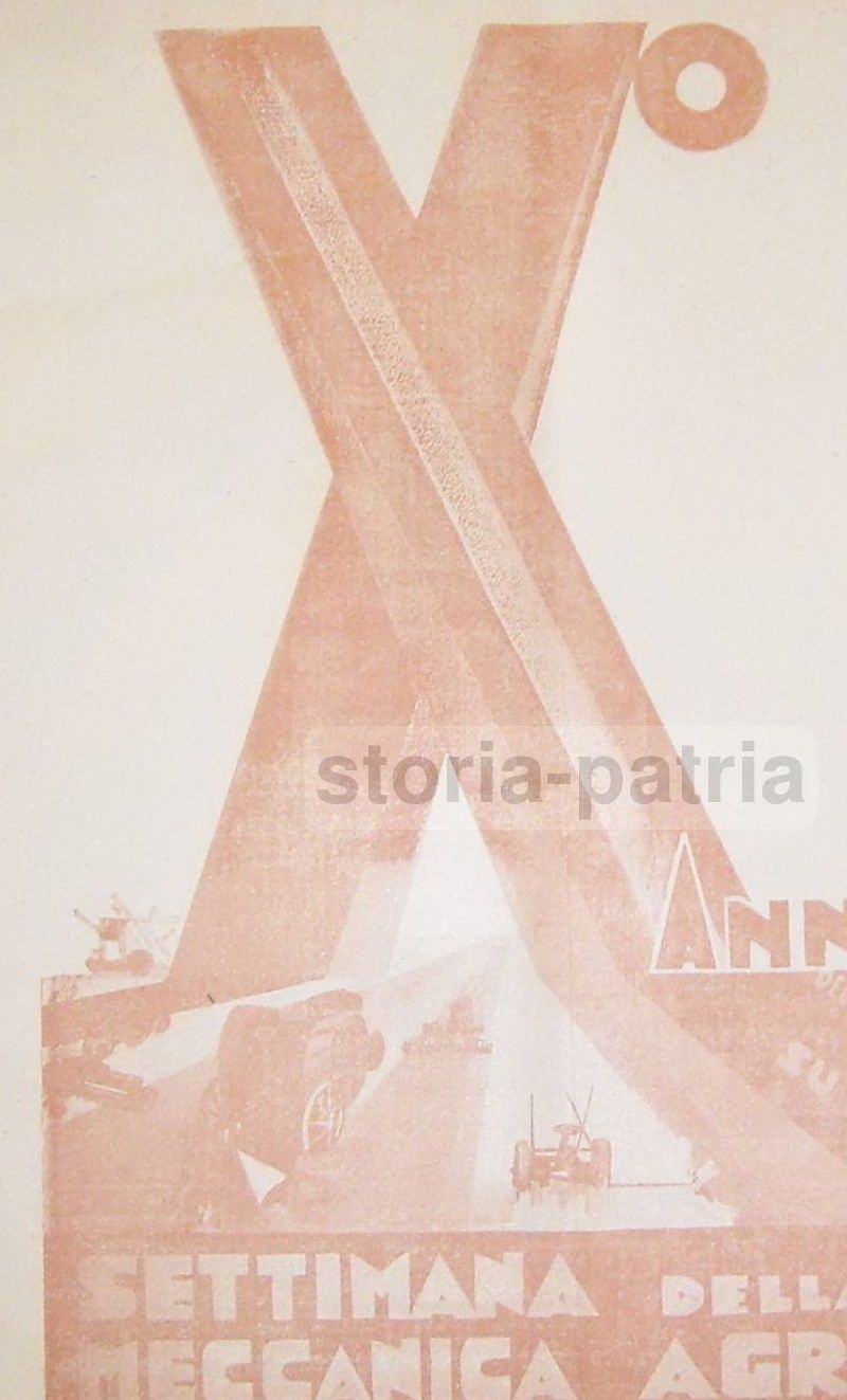 Settimana Della Meccanica Agraria 1932, Illustrazione Di Marcello Nizzoli